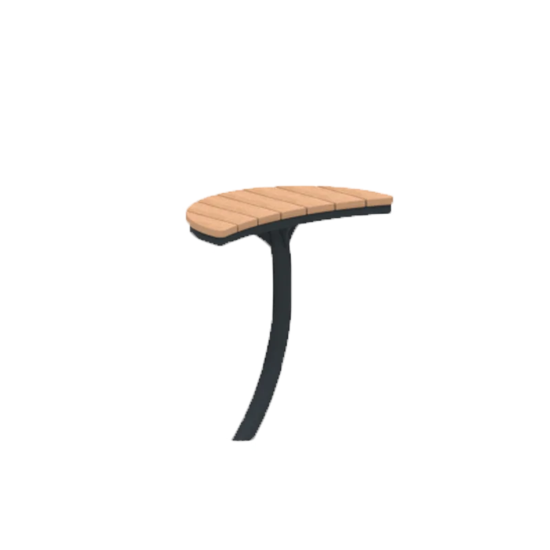 Tablette incurvée