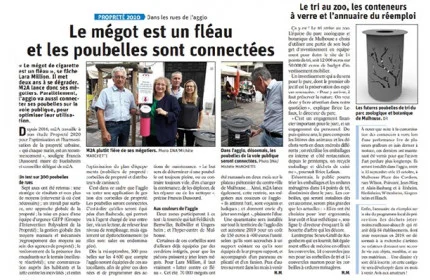 Corbeilles connect&eacute;es et m&eacute;gotiers &agrave; Mulhouse (68) !