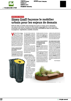 Sineu Graff façonne le mobilier urbain pour les enjeux de demain